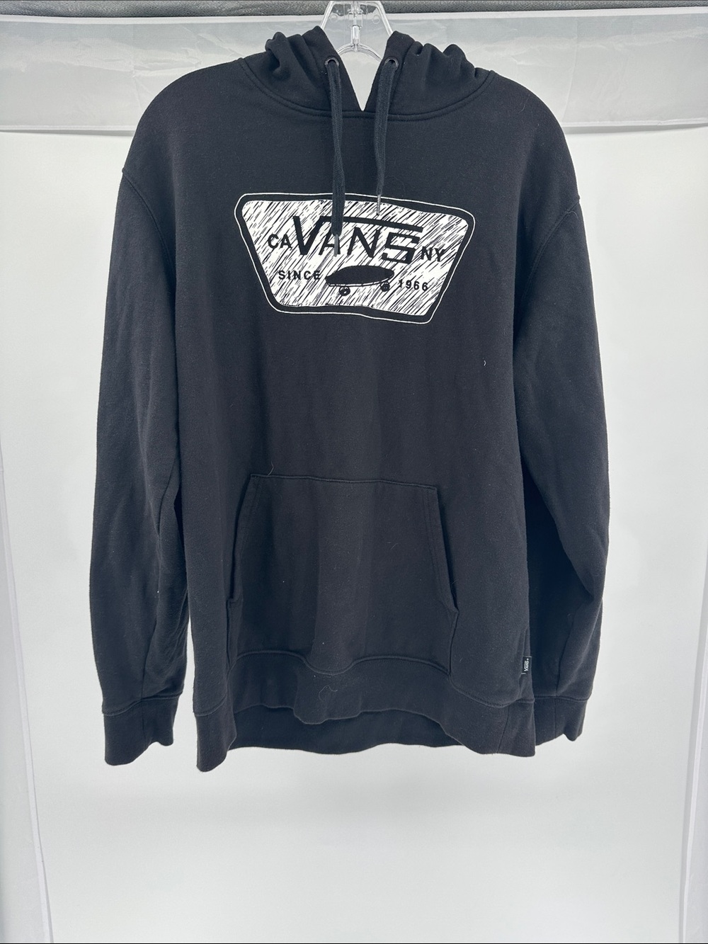 Vans Black Logo Pullover Hoodie